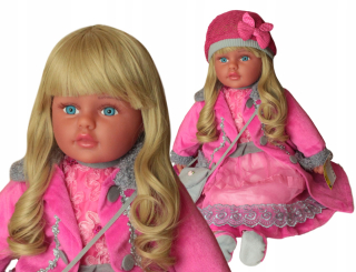 AKO TO Živá bábika hovorí a spieva Krátky 60cm nové maximum