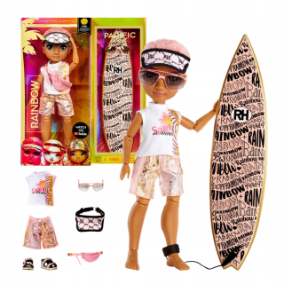 Bábika - Pacific Coast Finn Rosado Rainbow High + AKC Doll