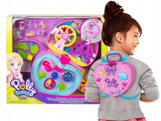 Polly pocket bábika batoh skladacie zábavný park