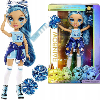 Bábika - Dúha vysoká Skyler Doll Bradshaw roztlieskavačka