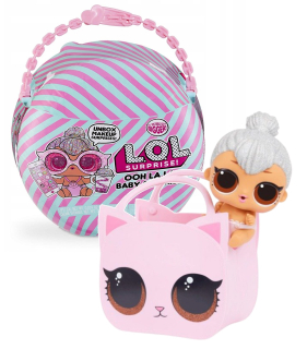 L.O.L. Surprise - Lol ooh la la baby prekvapenie Lil Kitty Queen Doll