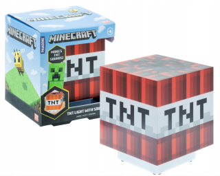 Minecraft - Minecraft LAMP TNT 3D blok s licenciou Sound