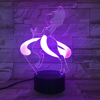 melway nočná lampa 3D projektor Pokemon