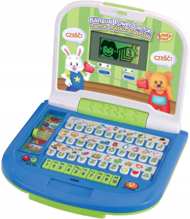 Laptop pre BILINGUAL detské ihrisko 2 jazyky smily
