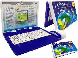 Vzdelávacie laptop 53 USB Program en farebný displej