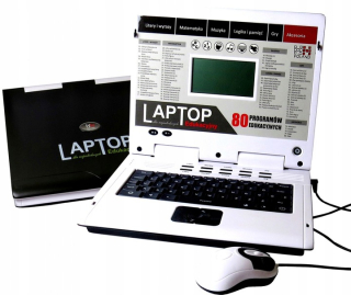 Vzdelávacie laptop pre deti 80 typov relácií pl USB