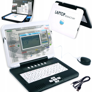 VZDELÁVACÍ LAPTOP PRE DETI PL / ANG 160 MOŽNOSTI USB