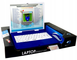 Vzdelávacie Laptop Farebný displej 53 programov