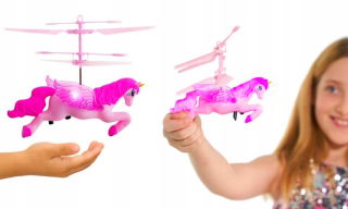 Lietajúci jednorožec LUMINOUS COPTER CONTROLLED HAND