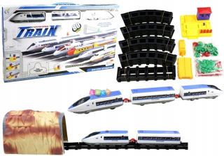Lean 2154 Expresný vlakový tor so stanicou a tunelmi