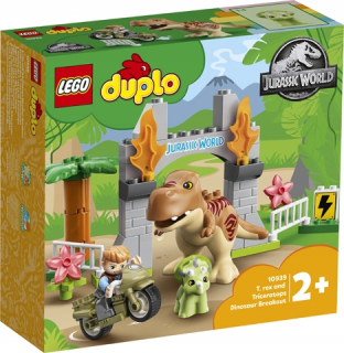 Stavebnica - LEGO 10939 DINOSAUR TYRANOSEUR T-REX TRICERATOPS