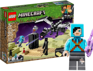 Minecraft  - LEGO 21151 Minecraft drak na konci - Rýchlo si istí,