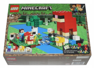 Minecraft  - Lego 21153 - Minecraft - chov oviec !!!