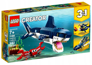 Stavebnica - LEGO 31088 Creator 3 v 1 morských tvorov nového