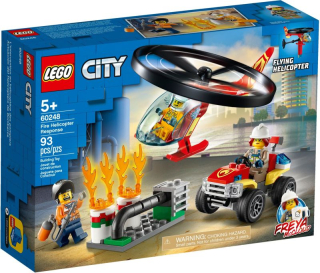 Lego 60248 City Vrtuľník Fire Service muchy na Ratun