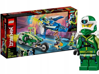 Stavebnica - LEGO 71,709 vozidiel Jay Lloyd Green Ninja FAST