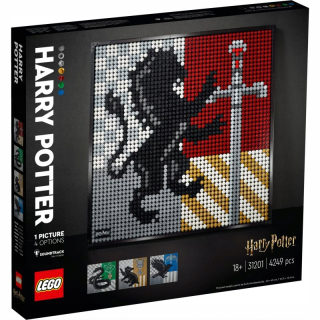 Stavebnica - Lego Art - Harry Potter Hogwarts Crests 31201