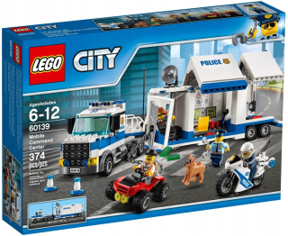 Stavebnica - LEGO CITY 60139 Mobilné veliteľské centrum POLICE