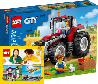 Stavebnica - Lego City 60287 TRAKTOR + 4 x Katalóg