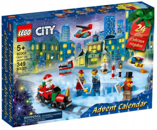 Stavebnica - Lego City 60303 Adventný kalendár 24 Gifty 5+
