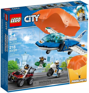 Stavebnica - LEGO CITY POLICE 60208 Policajné lietadlo - Prenasledovanie
