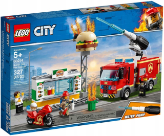 Stavebnica - Lego City Fire Brigade 60214 Fire Truck Fire