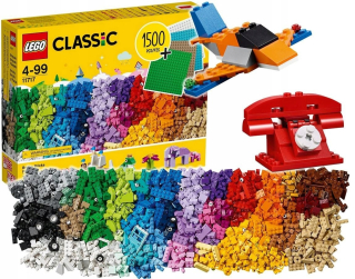 Stavebnica - LEGO CLASSIC 11717 kocky + dlaždice 1504 prvkov