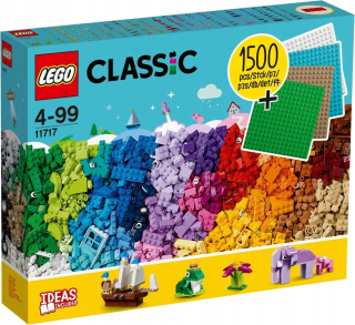 Stavebnica - Lego Klasické stavebné bloky, Bloky, dlaždice 11717