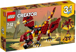 Stavebnica - LEGO CREATOR 31073 Mýtické stvorenia Dračí pavúk