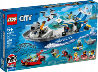 Stavebnica - Lego City 60277 Policajný strážny čln