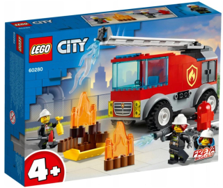 Stavebnica - Lego City 60280 Hasičský voz s rebríkom. Nové chrániče