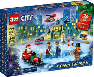 Stavebnica - 60303 LEGO City adventný kalendár
