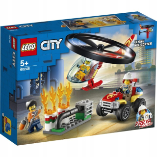 Stavebnica - Lego City - Požiarny vrtuľník pre Rescue 60248