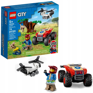 Stavebnica - LEGO City Quad Záchranári divokej zveri (60300)