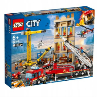 Stavebnica - LEGO City - Hasičská zbrojnica v centre 60216