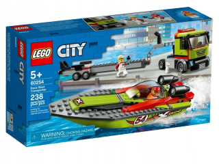 Stavebnica - LEGO City transportéry pretekárske lode 60254