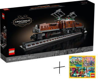 Stavebnica - LEGO Creator Expert 10277 Krokodíl + G