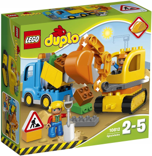 Stavebnica - LEGO DUPLO 10812 Nákladné auto a rýpadlo Sklápač HiT