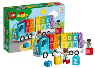 Stavebnica - LEGO DUPLO 10915 ABECEDA NÁKLADNÉ VOZIDLO