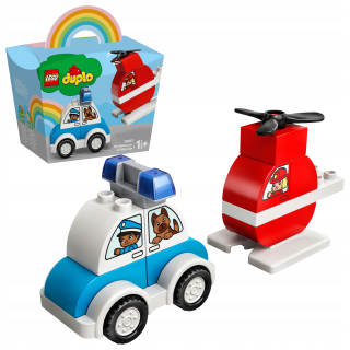 Stavebnica - Lego Duplo 10957 Fire Helicopter a Autorádio