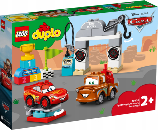 Stavebnica - Lego Duplo Cars Blesk McQueen na pretekoch 10924