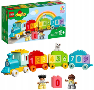 Stavebnica - LEGO - DUPLO - TRAIN - Numbers - SCIENCE - 10954