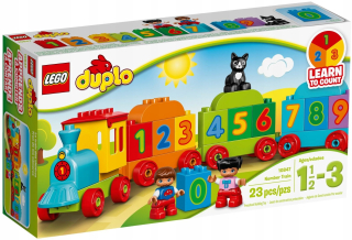 Stavebnica - LEGO Train cyferkami 10847