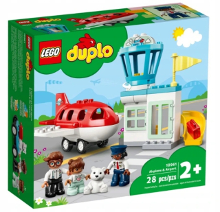 Stavebnica - Lego Duplo 10961 letiska a lietadlo Terminal 2+