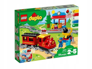 Stavebnica - Lego duplo mesto parné vlak 10874