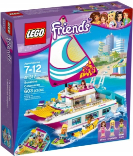 Stavebnica - LEGO FRIENDS 41317 Katamarán - Jachta - Loď