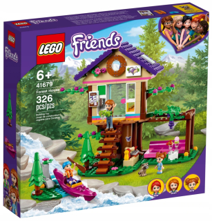 Stavebnica - LEGO Friends 41.679 Forest Chata pri rieke kajak 6+