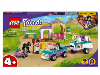 Stavebnica - LEGO Priatelia jazdecký robotník a Trailer 41441
