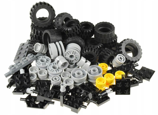 Stavebnica - LEGO Wheels Nápravy Pneumatiky / Kolesá 72 dielikov NOVINKA