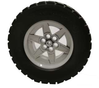 Stavebnica - LEGO koleso 94,3x48 R 15038 92912 j šedá 15038c03